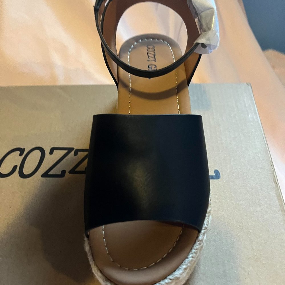 Platform Ankle Strap Open Toe Sandal - Picture 2 of 5